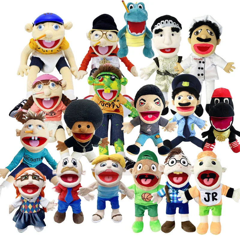 Jeffy Hand Puppet | SML Characters | Soft Plush Open Mouth Muppet Toy