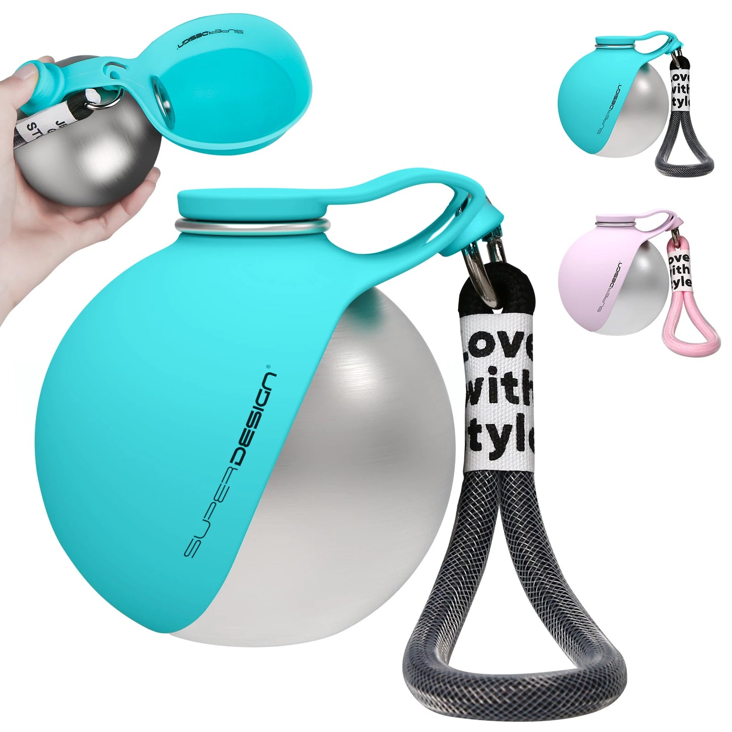 Portable Dog Water Bottle – Leak Proof Travel Dispenser for Small Dogs