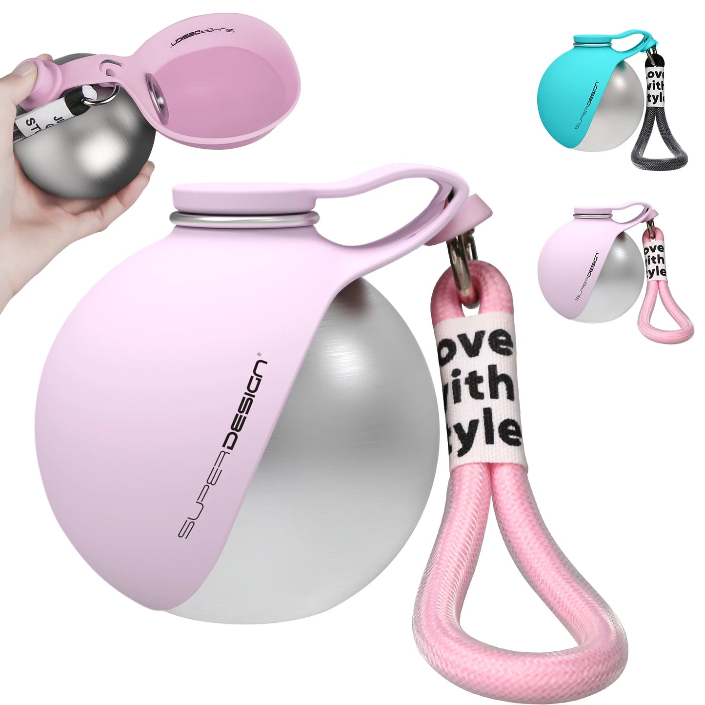 Portable Dog Water Bottle – Leak Proof Travel Dispenser for Small Dogs