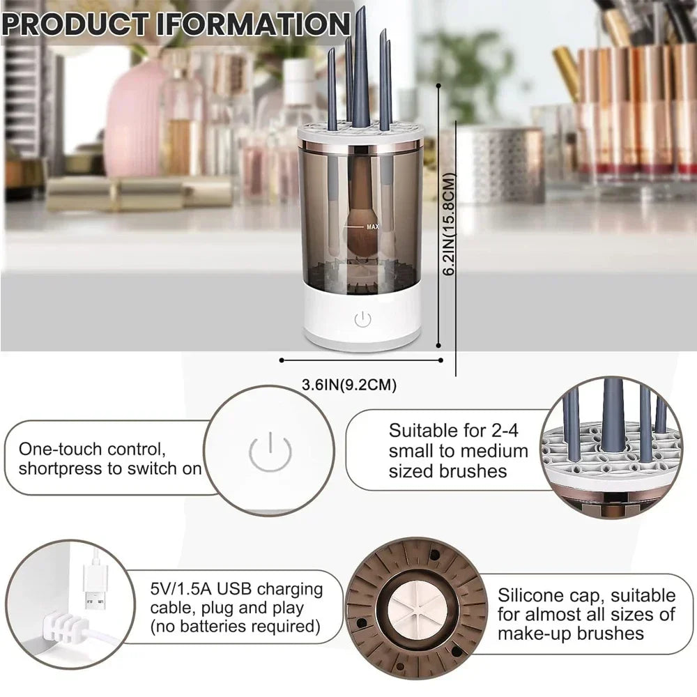 Electric Makeup Brush Cleaner & Dryer
