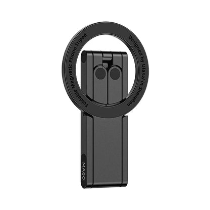 Foldable Magnetic Phone Tripod – Slim Stand for Vlogging & Livestream