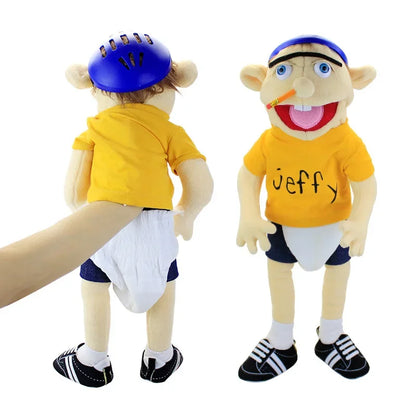 Jeffy Hand Puppet | SML Characters | Soft Plush Open Mouth Muppet Toy