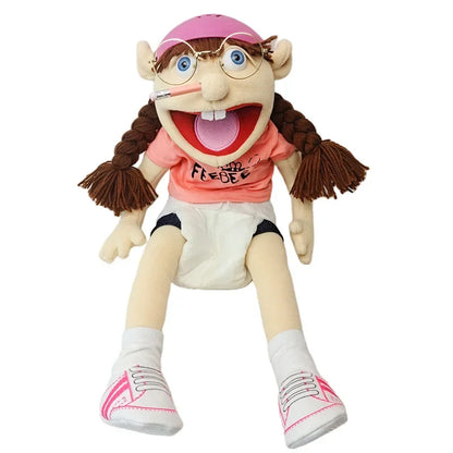 Jeffy Hand Puppet | SML Characters | Soft Plush Open Mouth Muppet Toy