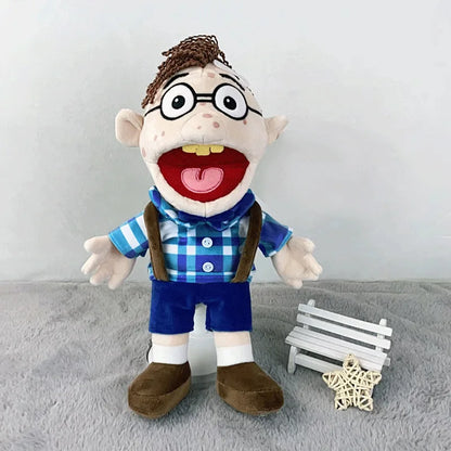 Jeffy Hand Puppet | SML Characters | Soft Plush Open Mouth Muppet Toy