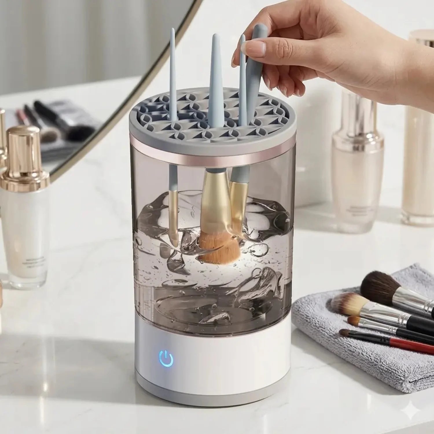 USB brush cleaner